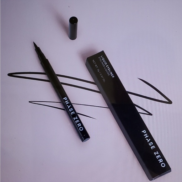 Phase Zero Set blush and bronzer trio palette with liquid eyeliner in black NEW - Picture 9 of 9